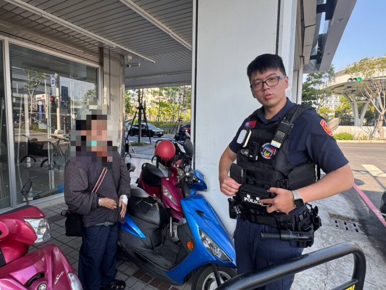 六旬婦迷途失車急求助 三民一警地毯式搜尋30分鐘火速尋獲